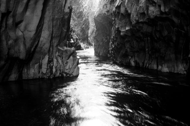 Sicilia, Gole dell'Alcantara, Infrared