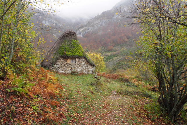 2017-11-05; Spain; Northern Spain; Asturias; Somiedo; Autumn; Fog; Jan Ciglbauer Photo